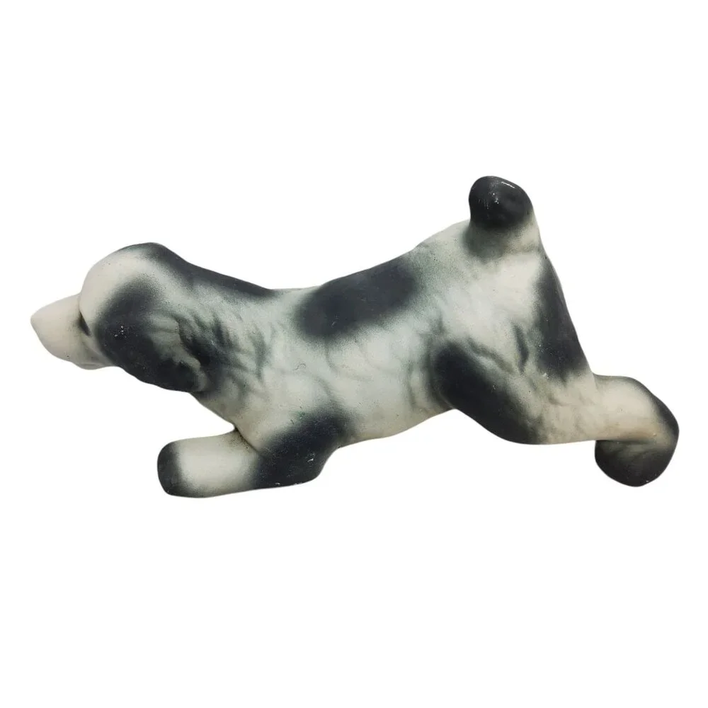 vintage 1950s-60s heavy ceramic spaniel floor tabletop or porch figurine - Picture 7 of 11
